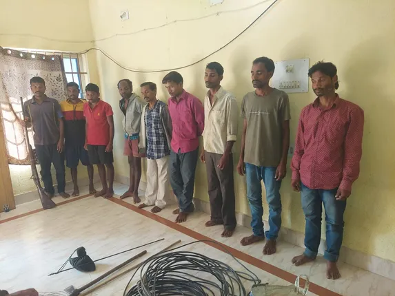 ବନ୍ୟଜନ୍ତୁ ଶିକାର ପାଇଁ ବିଛାଯାଇଥିବା ବିଦ୍ୟୁତ ତାର ସଂସ୍ପର୍ଶରେ ଆସି ବୃଦ୍ଧଙ୍କ ମୃତ୍ୟୁ: ୯ ଗିରଫ