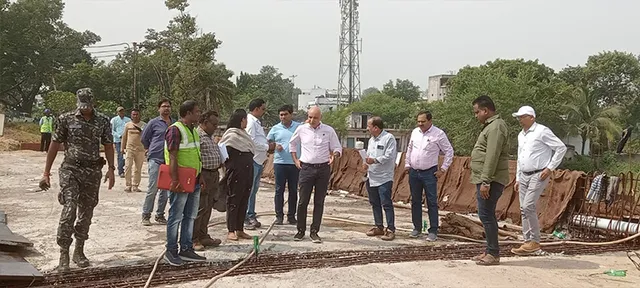 ଜୀରା ପୋଲ କାମ ଦେଖିଲେ ପ୍ରମୁଖ ସଚିବ   