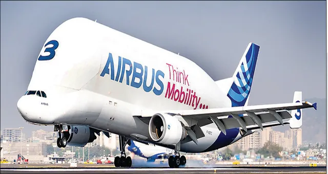 ମୁମ୍ବାଇରେ ତିମି ଆକୃତିର ବିଶାଳ ବିମାନ