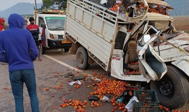 ଟ୍ରକକୁ ପଛରୁ ପିଟିଲା ପରିବା ବୋଝେଇ ପିକ୍‌ଅପ୍‌ ଭ୍ୟାନ୍‌; ଜଣେ ମୃତ, ଦୁଇ ଗୁରୁତର