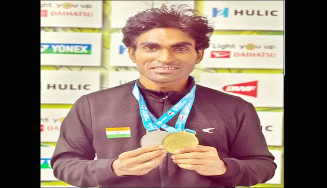 ବିଶ୍ବ ପାରା ବ୍ୟାଡ୍‌ମିଣ୍ଟନ: ଏକକ ସ୍ବର୍ଣ୍ଣ ବଜାୟ ରଖିଲେ ପ୍ରମୋଦ