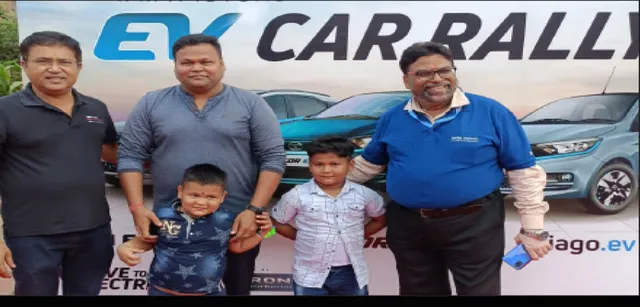 ତୃପ୍ତି ମୋଟର୍ସର ଇଭି କାର୍‌ ରୢାଲି