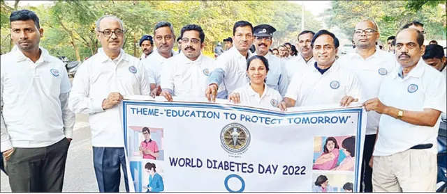 ଏମ୍ସ ପକ୍ଷରୁ ମଧୁମେହ ଚିକିତ୍ସା ସଚେତନତା ୱାକାଥନ୍‌