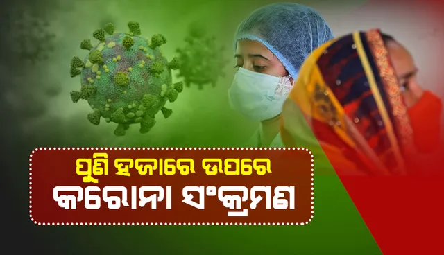 ପୁଣି ୧୦୦୦ ଉପରେ ଦେଶର ଦୈନିକ କୋଭିଡ୍‌-୧୯ ସଂକ୍ରମଣ; ୧୪୦୦୦ ତଳେ ସକ୍ରିୟ ଆକ୍ରାନ୍ତଙ୍କ ସଂଖ୍ୟା