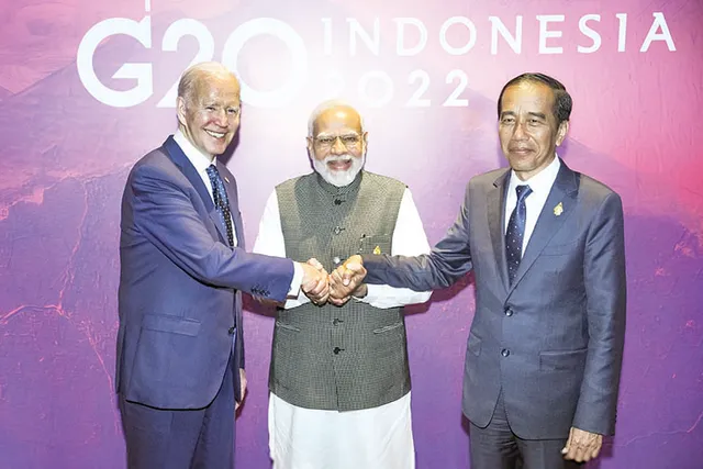 ମୋଦୀଙ୍କ ସହ ଫଟୋ ଟ୍ବିଟ୍‌ କରି ପ୍ରଶଂସା କଲେ ବାଇଡେନ୍‌