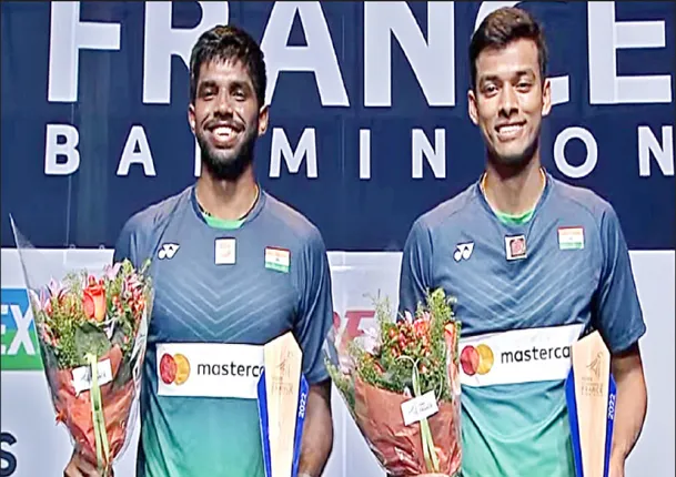 ଫ୍ରେଞ୍ଚ ଓପନ୍‌ ଟ୍ରଫି ଜିତିଲେ ସାତ୍ବିକ-ଚିରାଗ