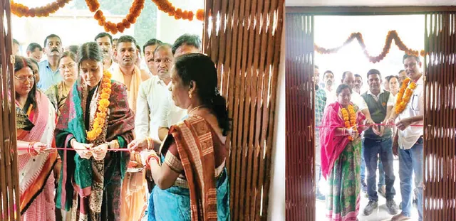 ସିଡିପିଓ ଅଫିସ୍‌ କୋଠା ଦୁଇଥର ଉଦ୍‌ଘାଟିତ: ବିଧାୟିକାଙ୍କ ପୂର୍ବରୁ ସମିତି ଅଧ୍ୟକ୍ଷା ଉଦ୍‌ଘାଟନ କଲେ