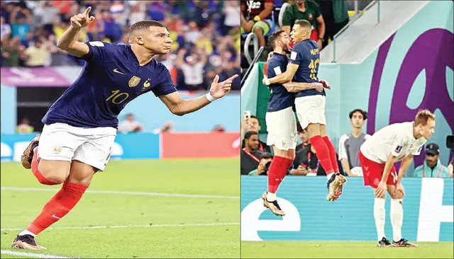 ଏମ୍‌ବାପେଙ୍କ ଡବଲ୍‌ ଗୋଲ୍‌‌: ନକ୍‌ଆଉଟ୍‌ରେ ଫ୍ରାନ୍ସ