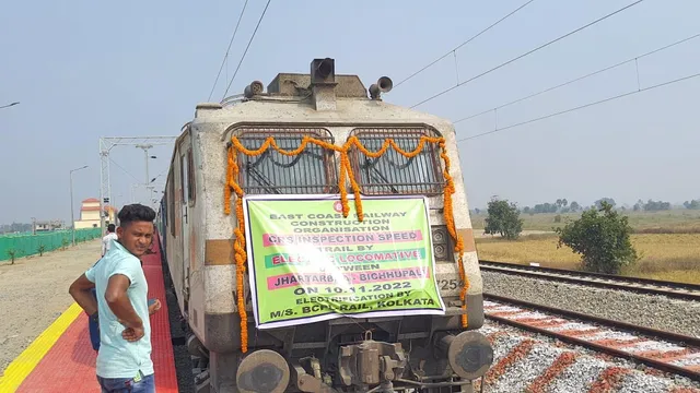 ଖୋର୍ଦ୍ଧା-ବଲାଙ୍ଗୀର ରେଳପଥର ବିଛୁପାଲି-ଝାରତରଭା ମଧ୍ୟରେ ହେଲା ସ୍ପିଡ୍‌ ଟ୍ରାଏଲ୍‌