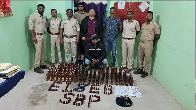 ମଦ ଜବତ, ଜଣେ ଗିରଫ  