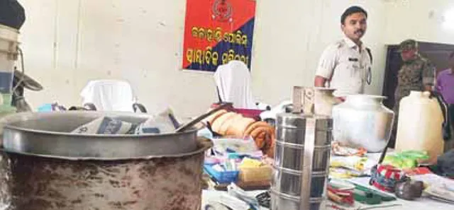 କାଞ୍ଚନମୁହିଁ ଜଙ୍ଗଲରେ ମାଓ କ୍ୟାମ୍ପ ଠାବ, ବିପୁଳ ମାଓ ସାମଗ୍ରୀ ଜବତ