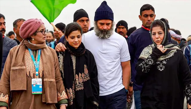 ରାହୁଲଙ୍କ ସହ ଭାରତ ଯୋଡ଼ୋ ଯାତ୍ରାରେ ଯୋଗଦେଲେ ମୁଫ୍‌ତି