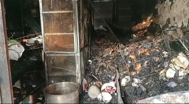 ନିଆଁ ଲାଗି ଲକ୍ଷାଧିକ ଟଙ୍କାର ସାମଗ୍ରୀ ନଷ୍ଟ