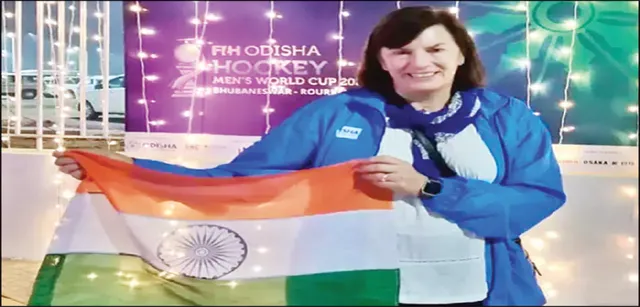 ଭାରତୀୟ ଦଳକୁ ଉତ୍ସାହିତ କରୁଛନ୍ତି ଜୁଲିଆ ରିଡ୍‌