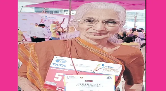 ୮୦ ବର୍ଷରେ ମାରାଥନ୍‌ ଦୌଡ଼