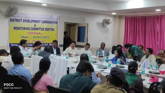 ଜିଲ୍ଲା ଉନ୍ନୟନ ସମନ୍ୱୟ ଓ ତଦାରଖ କମିଟି ବୈଠକ: ଅଧିକାରୀ ଆସୁନଥିବା ଓ ରିପୋର୍ଟ ଦେଉନଥିବାରୁ ସାଂସଦ ଖପ୍ପା 