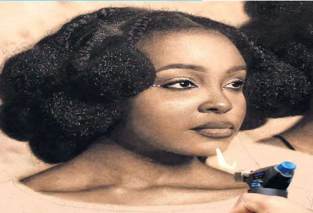 ନିଆଁ ତୂଳୀରେ ଚିତ୍ର!