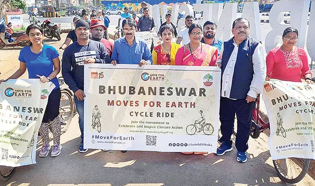ପ୍ରଦୂଷଣମୁକ୍ତ ପୃଥିବୀ ପାଇଁ ସାଇକେଲ ଯାତ୍ରା