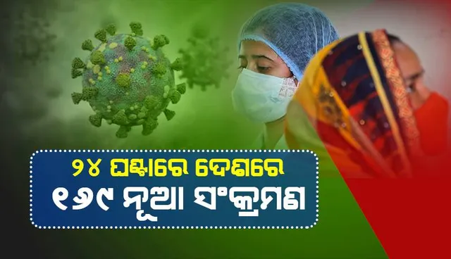 ଆଜି ଦେଶରେ କୋଭିଡ୍‌-୧୯ ସଂକ୍ରମଣ ସଂଖ୍ୟା ୧୬୯: ସକ୍ରିୟ ଆକ୍ରାନ୍ତଙ୍କ ସଂଖ୍ୟା ୨୦୧୬