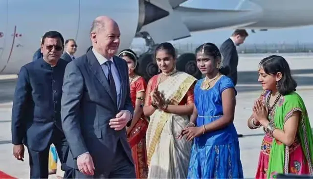 ଆମର ଆଗରୁ ସୁସମ୍ପର୍କ ରହିଛି: ଭାରତରେ ପହଞ୍ଚିବା ପରେ କହିଲେ ଜର୍ମାନ୍‌ ଚାନ୍‌ସେଲର୍‌