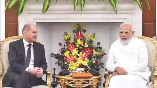 ମୋଦୀ-ଓଲାଫ୍‌ ଦ୍ବିପାକ୍ଷିକ ଆଲୋଚନା: ବିଶ୍ବ ଶାନ୍ତି ପାଇଁ ଆମେ ପ୍ରତିଶ୍ରୁତିବଦ୍ଧ