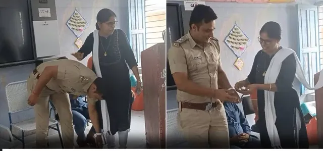 ପାଠପଢ଼ିଥିବା ସ୍କୁଲରେ ହଠାତ ପୁଲିସ ଅଧିକାରୀ ପହଞ୍ଚିବା ପରେ ଛାତ୍ରଛାତ୍ରୀ ଓ ଶିକ୍ଷକ-ଶିକ୍ଷୟିତ୍ରୀଙ୍କ ଥିଲା ଏଭଳି ପ୍ରତିକ୍ରିୟା