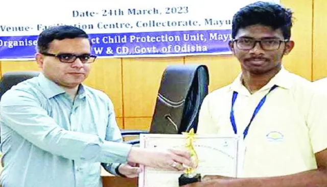 ରାଜ୍ୟସ୍ତରୀୟ ଚିତ୍ରକଳା ପ୍ରତିଯୋଗିତାରେ ଶୁଭ୍ରାଂଶୁ ପ୍ରଥମ