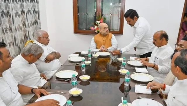 ୟେଦୁରପ୍ପାଙ୍କ ଘରେ ସକାଳ ଜଳଖିଆ କଲେ ଶାହ