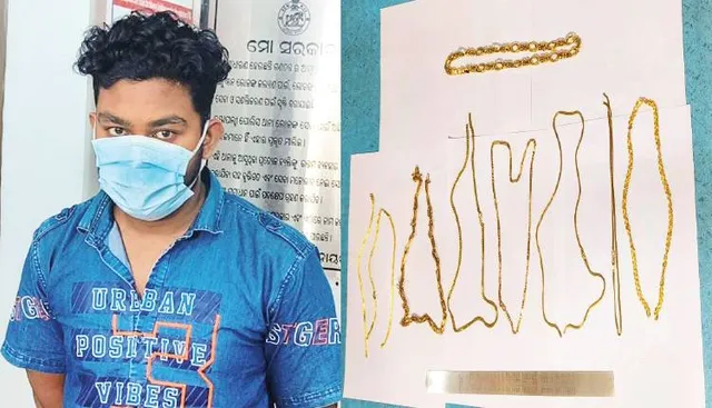 କୁଖ୍ୟାତ ଲୁଟେରା ବିଷ୍ଣୁଠାରୁ ୭ ଚେନ୍‌ ଜବତ