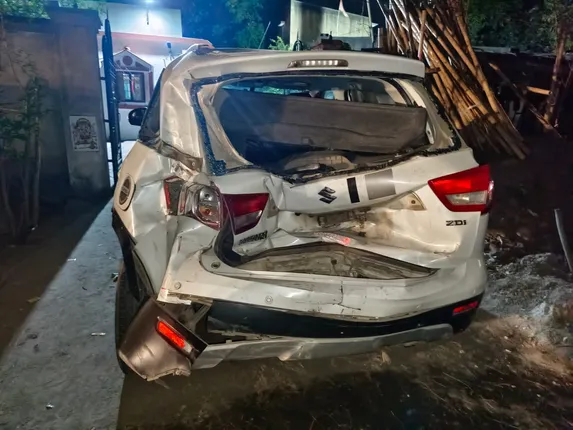 ୫୫ ନଂ ଜାତୀୟ ରାଜପଥରେ ଦୁର୍ଘଟଣା, ଅଳ୍ପକେ ବର୍ତ୍ତିଲେ କୁଲାଡ଼ର ପୂର୍ବତନ ସରପଞ୍ଚ