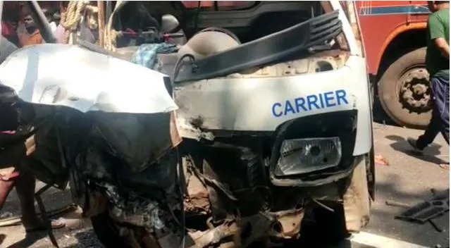 ଟାଟା ଏସିଇ ଓ ଟ୍ରକ୍‌ ମଧ୍ୟରେ ମୁହାଁମୁହିଁ ଧକ୍କା: ଜଣେ ଚାଳକଙ୍କ ମୃତ୍ୟୁ