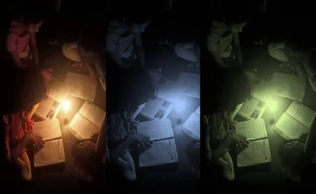 ଅନ୍ଧାର ଭିତରେ କୁଶପାର, କ୍ୟାଣ୍ଡେଲ ଜାଳି ପାଠ ପଢ଼ୁଛନ୍ତି ପିଲା