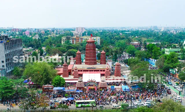 ରାମନବମୀରେ ଭୁବନେଶ୍ବର ରାମ ମନ୍ଦିରରେ ଶ୍ରଦ୍ଧାଳୁ ସମାବେଶ