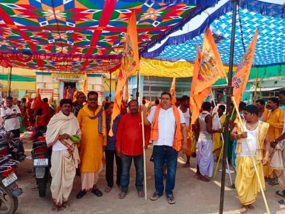 ଶ୍ରୀରାମନବମୀରେ ନଗର ପରିକ୍ରମା କଲେ ହଜାର ହଜାର ଶ୍ରଦ୍ଧାଳୁ