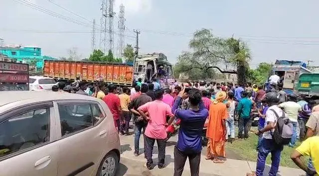 ୫୫ ନମ୍ବର ଜାତୀୟ ରାଜପଥରେ ପୁଣି ଦୁର୍ଘଟଣା; ଦୁଇ ଗୁରୁତର