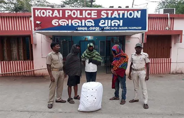 ମହୁଲିଆ ଛକରୁ ଲକ୍ଷାଧିକ ଟଙ୍କାର ଗଞ୍ଜେଇ ଜବତ, ୩ ଗିରଫ