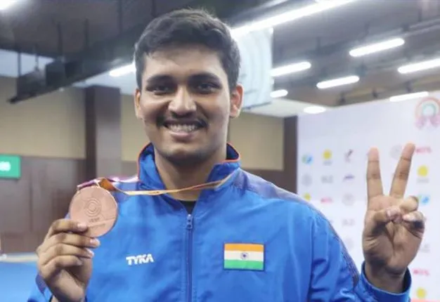 ବନ୍ଧୁକଚାଳନା ବିଶ୍ବକପ୍‌: ରୁଦ୍ରାଂକ୍ଷ ପାଟିଲ୍‌ଙ୍କୁ ଦ୍ବିତୀୟ କାଂସ୍ୟ