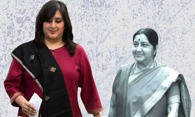 ରାଜନୀତିରେ ପାଦଥାପିଲେ ସୁଷମା ସ୍ୱରାଜଙ୍କ ଝିଅ ବାଂସୁରୀ; ବିଜେପି ଆଇନ ସେଲର ସହ-ସଂଯୋଜିକା ଭାବେ ଦାୟିତ୍ବ ଗ୍ରହଣ କଲେ