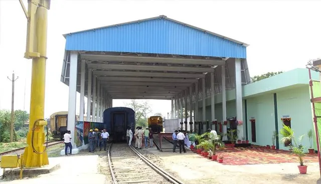 ରେଳ କ୍ରେନ୍‌ ସେଡ୍‌ ଉଦ୍‌ଘା​ଟିତ