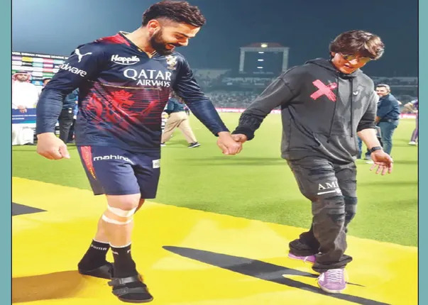 ଶାହରୁଖଙ୍କଠୁ ‘ଝୁମେ ଜୋ ପଠାନ୍‌’ ‌ଷ୍ଟେପ୍‌ ଶିଖିଲେ କୋହଲି