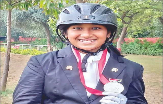 ଦିଲ୍ଲୀ ହର୍ସ ସୋ’: ରିଶିତାଙ୍କୁ ରୌପ୍ୟ