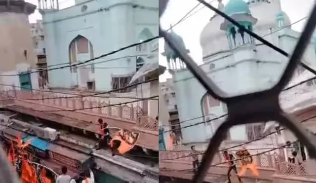 ମଥୁରାରେ ରାମ ନବମୀ ଶୋଭାଯାତ୍ରା ବେଳେ ମସ୍‌ଜିଦ୍‌ ନିକଟରେ ଗୈରିକ ପତାକା ଲଗାଇ ୪ ଗିରଫ