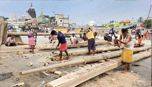 ତିନି ରଥର ୩୮ ଚକ ଶେଷ