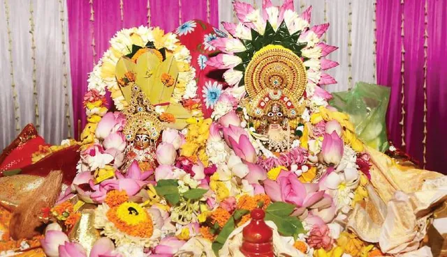 ଏକାମ୍ର କ୍ଷେତ୍ରରେ ଶୀତଳଷଷ୍ଠୀ: ନବବଧୂ ବେଶରେ ଆସିଲେ ମା’ ପାର୍ବତୀ