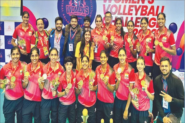 ଏନ୍‌ଏସ୍‌ସି କାଭା ମହିଳା ଚାଲେଞ୍ଜ ଭଲିବଲ୍‌: ଭାରତ ବିଜେତା