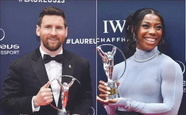 ମେସି ଓ ଫ୍ରେଜର ପ୍ରାଇସ୍‌ଙ୍କୁ ଲୌରିଅସ୍‌ ପୁରସ୍କାର