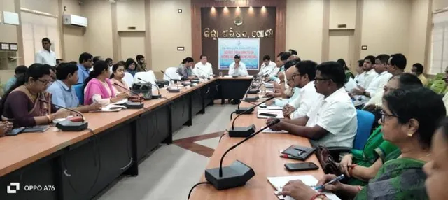 ଜିଲ୍ଲା ପ୍ରାକୃତିକ ବିପର୍ଯ୍ୟୟ କମିଟି ବୈଠକ