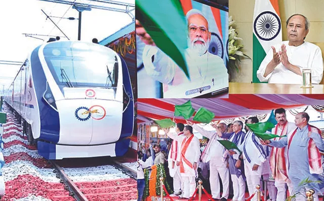 ପୁରୀରୁ ଗଡ଼ିଲା ‘ବନ୍ଦେ ଭାରତ’