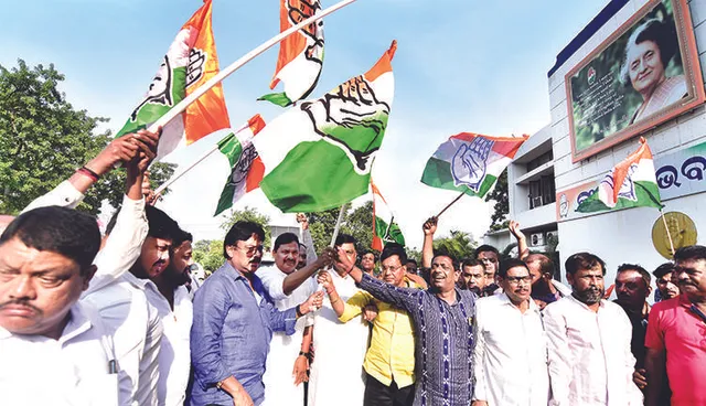 କର୍ଣ୍ଣାଟକ ବିଜୟ ଉତ୍ସବ ପାଳିଲା ରାଜ୍ୟ କଂଗ୍ରେସ