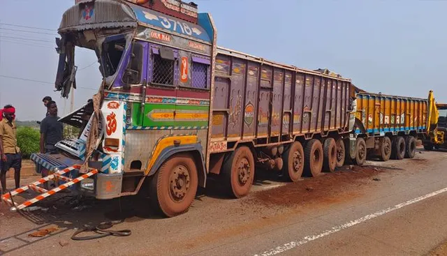 ସିରିଜ ଟ୍ରକ୍‌ ଦୁର୍ଘଟଣାରେ ଡ୍ରାଇଭର ମୃତ